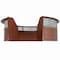 Linea Italia Reception Desk 11.1 ft D X 46 in H, 11.8 ft W X Thermofused Laminate, Cherry, Clear ZUC319 - alternate 3